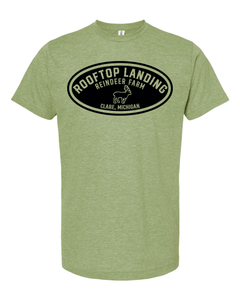 H. Green Adult T-Shirt - Oval Logo