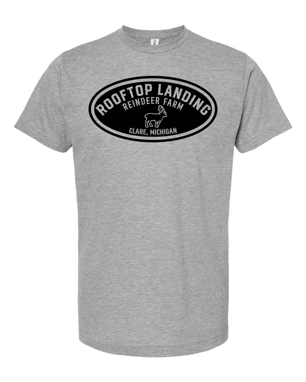 H. Grey Adult T-Shirt - Oval Logo