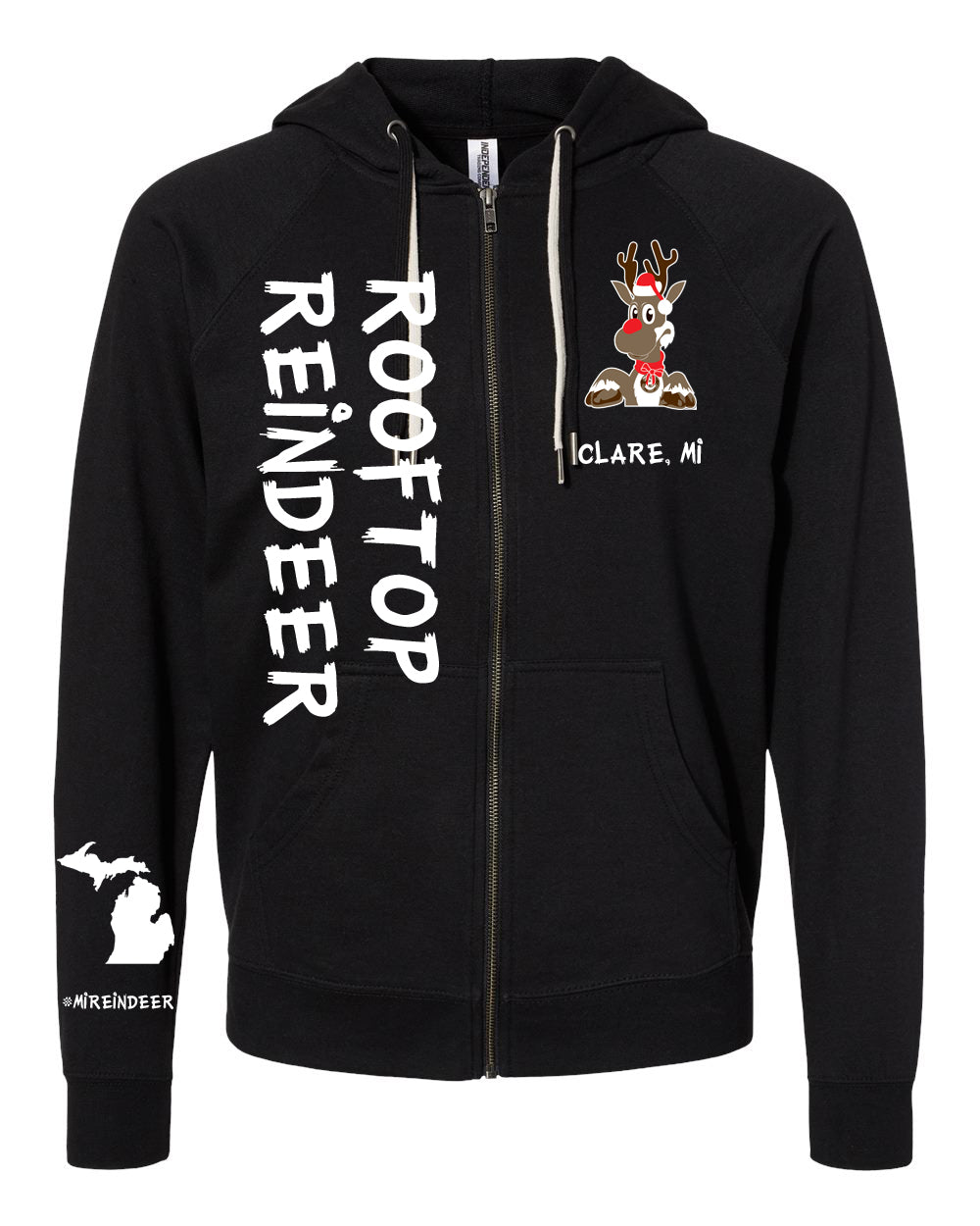 Lightweight Loopback Terry Full-Zip Hooded Sweatshirt