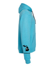 Load image into Gallery viewer, Caribbean Blue Heather  Hoodie
