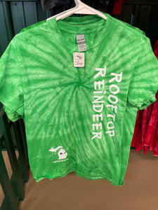 Adult T-Shirt - Green Tie Dyed